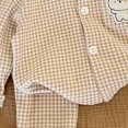 thumbnail image 6 of HFHAPW Kids Girls Pajamas Set Long Sleeve Button Down Pjs Sleepwear Loungewear 2 Piece Set for Daily,3-4 Y, 6 of 7