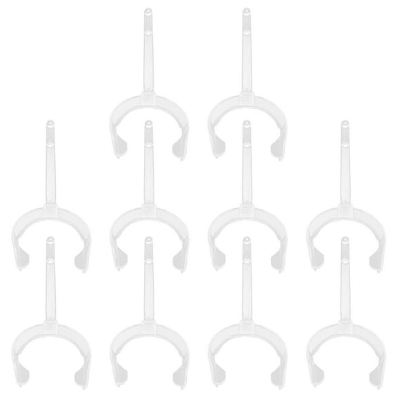 Sandal Shoe Support Heel Support Shoe Inserts Bracket Shaper Plastic Transparent 8X6CM 10 Pairs