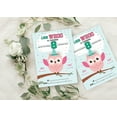 thumbnail image 4 of Darling Souvenir Green Birthday Invitation Card Printable Elegant Fill or Write In Blank Party Invites 28 Pcs 5 x 7 Inches, 4 of 5