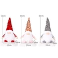 thumbnail image 2 of Lighted Christmas Gnomes Decorations, 3 Pack Handmade Swedish Tomte Gnomes with LED Light, Scandinavian Santa Elf Plush Table Ornaments, Xmas Holiday Winter Party Home Decor Gift, 2 of 9