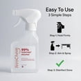 thumbnail image 3 of 99% Isopropyl Alcohol Spray for Surface Cleaning, Portable Spray Bottle with Fine Mist & Locking Cap, Travel-Size for Pocket and Bag, 40 fl oz (4 Pack), 3 of 5