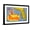 Black Frame, variant on Art.com Map of Florida Art Print, 24" x 16"