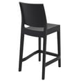 thumbnail image 3 of Compamia Siesta Maya Tabouret de Comptoir en Résine 25,6 Pouces Noir, 3 of 8