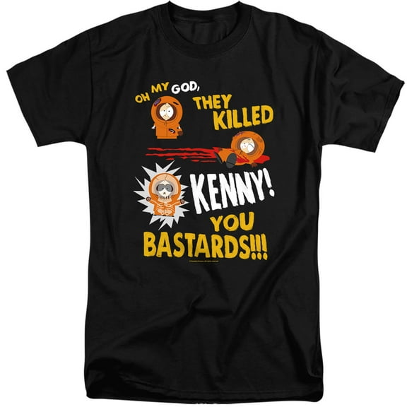 South Park Dead Kenny Unisex Adult Tall T Shirt,Dead Kenny, X-Large