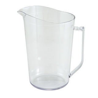 WebstaurantStore 4 Qt. (16 Cups) Clear Plastic Measuring Cup