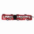 thumbnail image 3 of Autobús urbano electrónico CS0133, escala 1:48, juguete educativo para niños, modelo de tráfico (rojo), 3 of 14