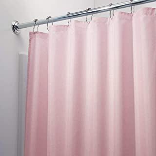 Shower Curtain Liner Pink Vinyl, Pink Shower Curtain Rod