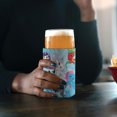 thumbnail image 4 of Mermicorno Caída de Estrellas Funda enfriadora de latas, aislante de bebidas para mantener frías o calientes, funda térmica plegable para latas, portabebidas reutilizable, 4 of 6