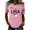 Pink, variant on USA 250th Anniversary Shirt for Women American Flag Print T Shirts Fourth of July Clothes Casual Crewneck Summer Tops