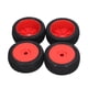 thumbnail image 2 of Neumático De Repuesto RC, 4 PCS Plástico De Goma Resistente Al Desgaste RC Neumático De Banda De Rodadura Cerrado X600 Fácil De Instalar Para Mantener ANGGREK Rojo, 2 of 8