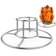 thumbnail image 1 of Rejilla para pollo con lata de cerveza, soporte para pollo de acero inoxidable para ahumador y parrilla Fokelyi WMSS-371, 1 of 7