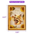 thumbnail image 5 of Happy Women's Day German Shepherd Sunflower Vintage Proud Mom Acrylic Plaque with Wood Photo Frame Box Alsatian Dog Lover Gifts Light Box - 02030, 5 of 5