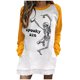 thumbnail image 1 of Vestido estampado de Halloween con cuello redondo, manga larga, cómodo, informal, a la moda para mujer Pompotops  hdfakjf3827, 1 of 5
