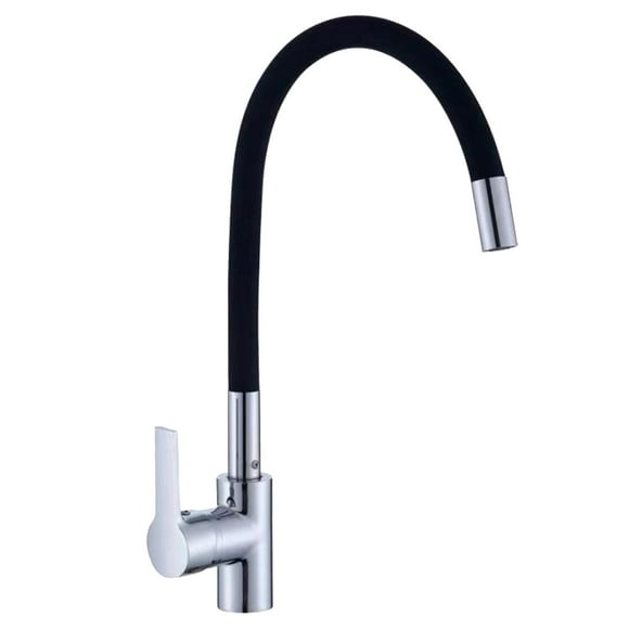Commercial Kitchen Faucet Stainless Steel 1/8 Steel Plate12x24 Key Color Handle down Kitchen Faucet 3 Hole Kitchen Faucet Filter Tip Kitchen Water Faucet 360° Rotatable Tap Swivel Water Flexible