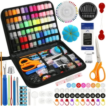 Armscye Sewing Kit for Adults, Needle and Thread Kit for Sewing, Professional Sewing Supplies Accessories with Tailor Scissors, 43XL Thread, 30 Needles, Thread Snips and More for Travel Home