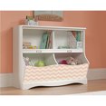 thumbnail image 2 of Lifesong Milestones Modern Bookcase Footboard For Kids - (Chevron Pink, Grey on Yellow 414436 Pogo), 2 of 3