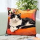 thumbnail image 1 of Fasiaou 1 Counts Artistic Abstract Style Pillow Cover Floral Print Sofa Bedroom Decor Cushion Case Soft Nylon Spandex Washable Home Living Room Accent, 1 of 6