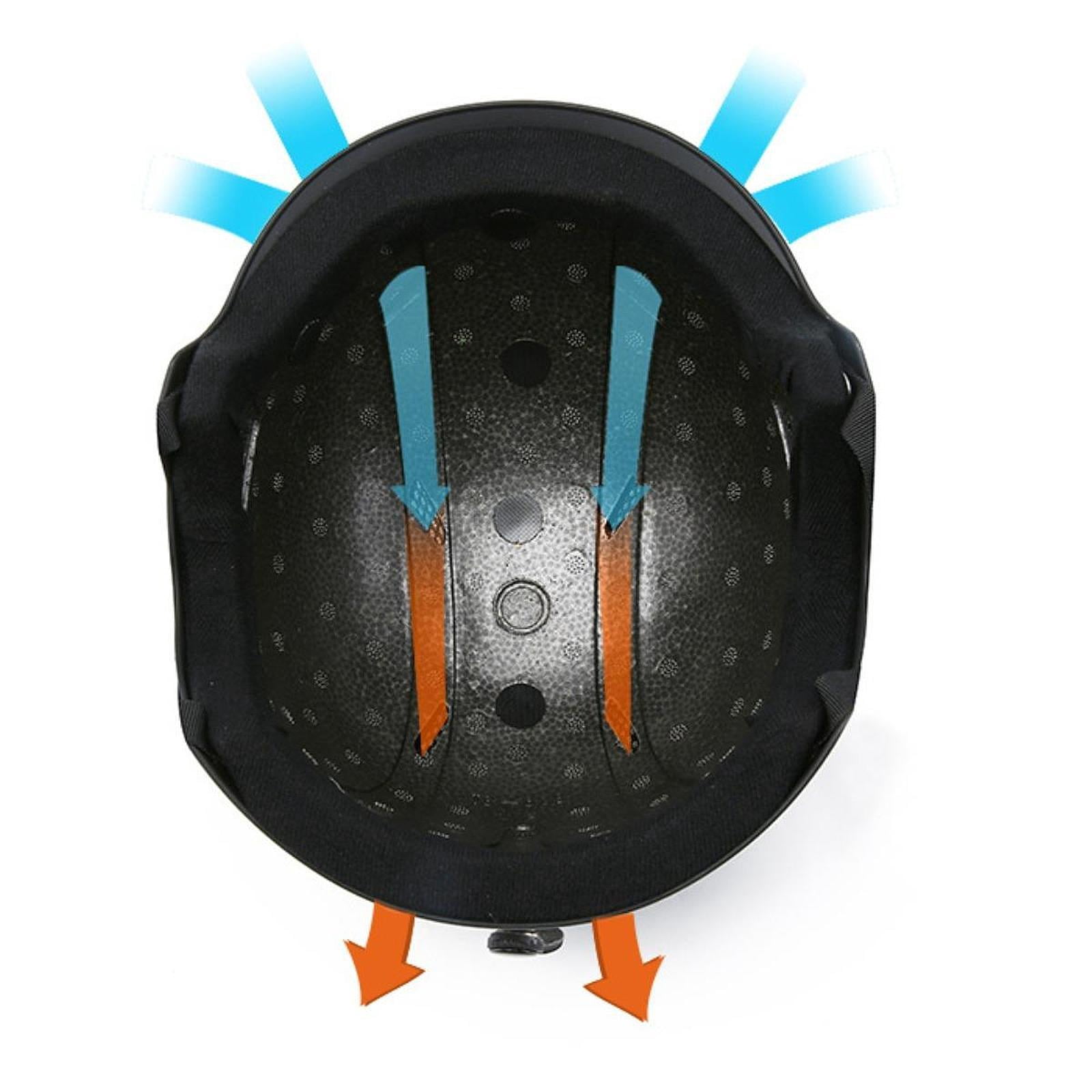 colaxi Ski Helmet Adjustable Portable Snow Helmet for Bicycling Biking Road Cycling Black