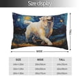 thumbnail image 2 of Pofeuu Vintage Starry Sky Labrador Print Polyester Microfiber Plush Pillowcases, Super Soft and Cozy Pillow Case Covers with Envelop Closure（Pillow core not included）-20"x30", 2 of 6