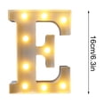 thumbnail image 2 of Fasiaou LED Marquee Letter Lights Sign, Light Up Alphabet Letter for Home Party Wedding Decoration E, 2 of 6