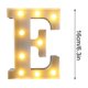thumbnail image 2 of Fasiaou LED Marquee Letter Lights Sign, Light Up Alphabet Letter for Home Party Wedding Decoration E, 2 of 6
