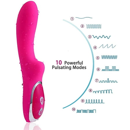 Wand Massager Handheld Personal Cordless Powerful Rechargeable Waterproof Therapeutic Electric Massage for Muscles, Back, Neck, Shoulder, Leg, Full Body Pain Relief and