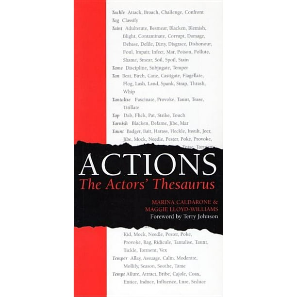 Actions The Actors' Thesaurus