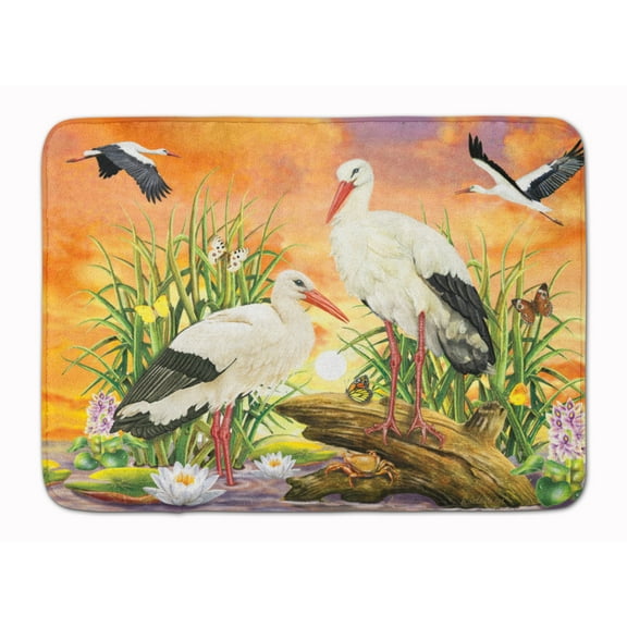 Storks Machine Washable Memory Foam Mat