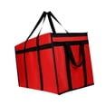 thumbnail image 3 of Elodie Sac de Livraison Isolé Sac de Livraison à Emporter pour Travail Voyage Traiteur Rouge Noir, 3 of 8