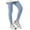 Blue, variant on GDREDA Girls Athletic Leggings Kids Dance Running Yoga Pants Workout Dance Tights Baby Girl Long Pants