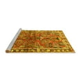 thumbnail image 2 of Ahgly Company Machine Washable Indoor Rectangle Persian Yellow Traditional Area Rugs, 8' x 12', 2 of 4