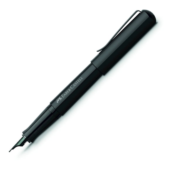 Faber-Castell HEXO Black Fountain Pen - Medium