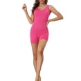 thumbnail image 2 of INSPIRE CHIC Women's Tummy Control Bodysuits U Back Shapewear Butt Lifter Shorts Sculpting Full Body Shaper S Hot Pink, 2 of 5