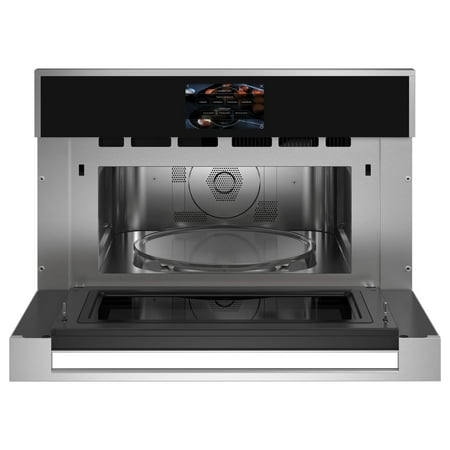 Monogram - 30" Built-In Single Electric Convection Wall Oven with Advantium Speedcook Technology - Stainless steel