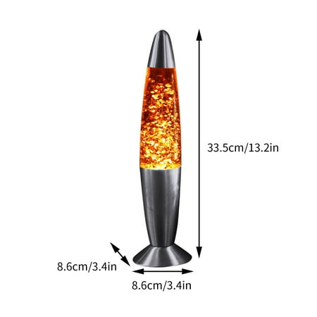 

PAVEOS Wax Lamp Lamp Sequin Lamp Interior Decoration Lamp Living Room Bedroom Bedside Lamp Romantic Night Light 100ML in Clearance Night Lights for Home Use E