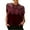 Burgundy, variant on Women's Casual Velvet Lace Blouse Elegant Loose Short Sleeve Intricate Back Flared Swing Top