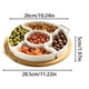 thumbnail image 5 of Fruit Platter Tray for Parties with 5 Removable Compartments | Dried Fruit Storage Organizer Plate for Entertaining Picnics Camping Thanksgiving Christmas, 5 of 9