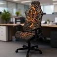 thumbnail image 5 of Pzuqiu Dragon Gaming Chair Cover Scratchproof Gaming Chair Covers Slipcovers 4 Pieces Easy to Install Stretch Fabric Washable Easy to Clean All-Season Weather Resistant, 5 of 7