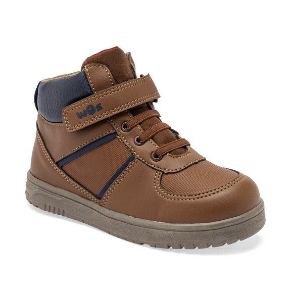 Bota Velcro Café Marino Wos Guany para Niño