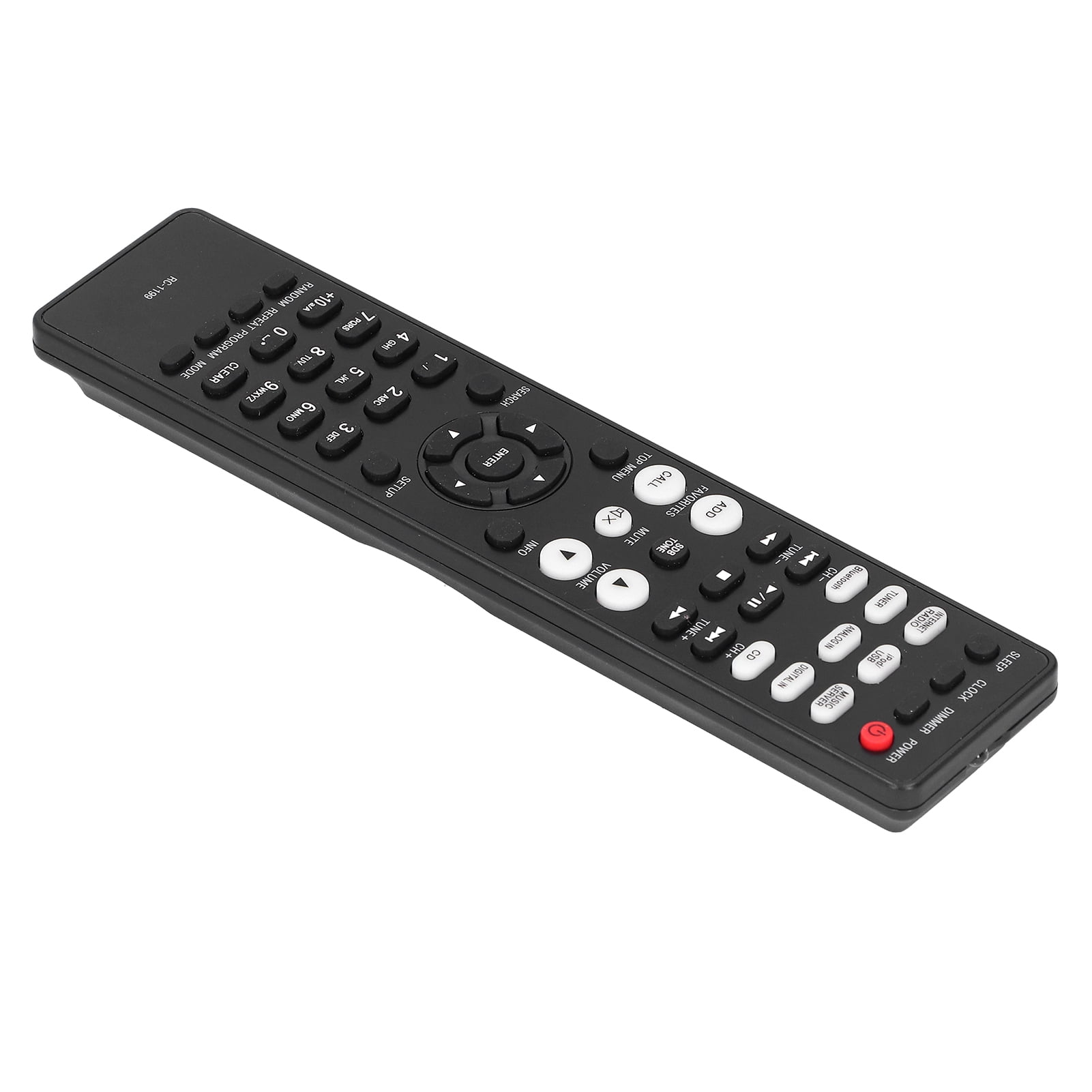 TV Remote Controls, Universal Remote Control Easy Grip Compact Shape Replacement Remote