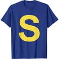 thumbnail image 1 of Letter S Funny Chipmunk Group Matching Halloween Costume T-Shirt - As Picture - L, 1 of 4