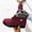 Wine, variant on Women Winter Snow Boots, Windproof Soft Thermal No Slip Mid-Calf Boots Navy Size 10