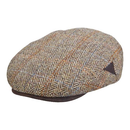 stetson harris tweed newsboy cap