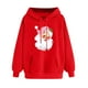 thumbnail image 1 of WILLBEST Sudadera de Mujer con Estampado Navideño Sudadera Navideña Informal de Manga Larga con Estampado Navideño Mediana, 1 of 5