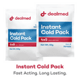 Dealmed Instant Cold Pack Disposable Cold Packs for Relief Caused by