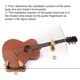 thumbnail image 4 of Soporte De Pared Para Guitarra, Perchas De Para Guitarra Eléctrica, Soporte De Ganchos, Colgador De Exhibición De Guitarra Para Ahorro De Espacio Horizontal Para Bajo Acústico, 4 of 7