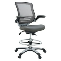 Modway Edge Drafting Chair in Gray