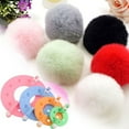 thumbnail image 1 of Plastic Maker Diy Knitting Tool | Pom Pom Braider Wool Yarn Ball Maker | Durable Lightweight Plastic Crafting Tool for Beginners and Experts | Multi-Purpose Yarn Accessories Decorations Gifts, 1 of 4