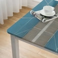 thumbnail image 4 of HAOXIT Vinyl Tablecloth,Flannel Backed PVC Table Cloth Oil Proof Table Cloths for Indoor and Outdoor Use White, 4 of 7