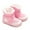 Pink, variant on Gibobby Baby Unisex Booties Warm Fleece Winter Stay On Infant Slipper Socks Boys Girls Soft Non Slip Sole Newborn First Walkers Ankle Crib Shoes(Pink,6-12 Months)